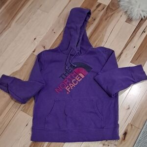 The North Face Vibrant Purple Hoodie Sz L